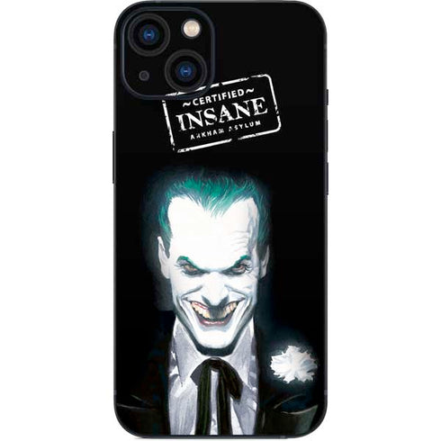 DC Comics The Joker Portrait by Alex Ross iPhone 14 Plus Skin